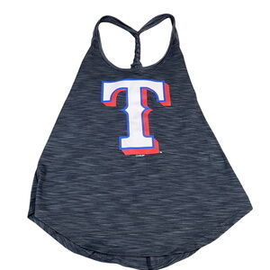 MLB‎ Texas Rangers Tank Top Sleeveless Athletic Braided Strap Large